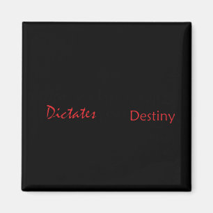 Your Thoughts Dictates Your Destiny Sticker  Magnet