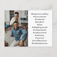 Your Top 12 Hashtags Photo Postponed Wedding