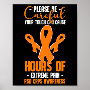Your Touch Can Cause Extreme Pain Support Crps Awa Poster