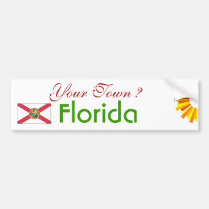 Your Town- FLORIDA BUMPER STICKER