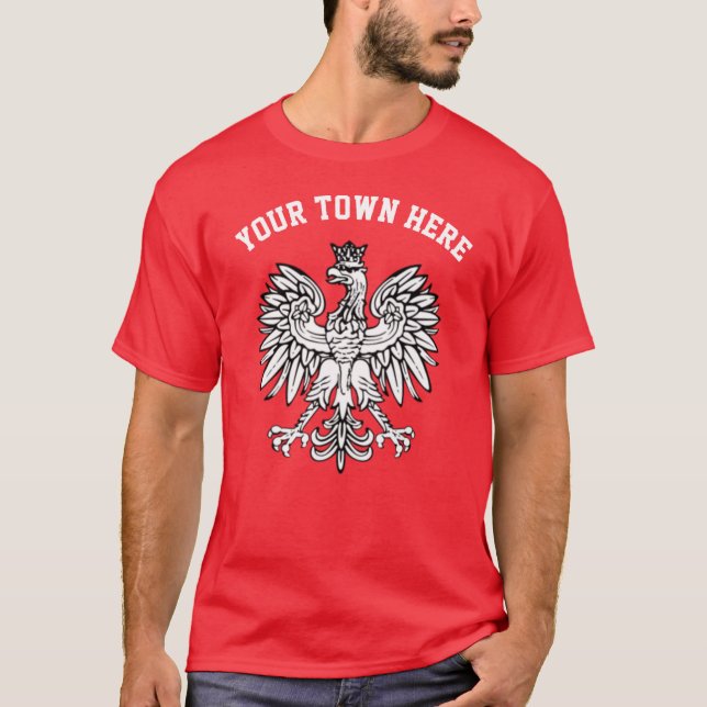 Your Town Here Polish Pride T-shirt (Front)