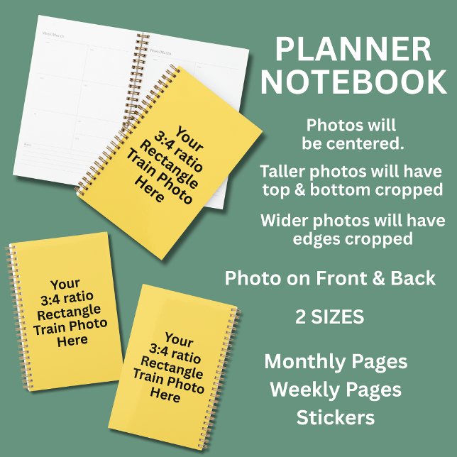 Your Train Photos Monthly Weekly Stickers,   Planner (Creator Uploaded)