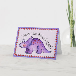 Your Tricera-Tops - Greeting Card