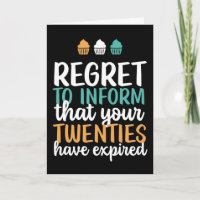 Your Twenties Have Expired Funny 30th Birthday