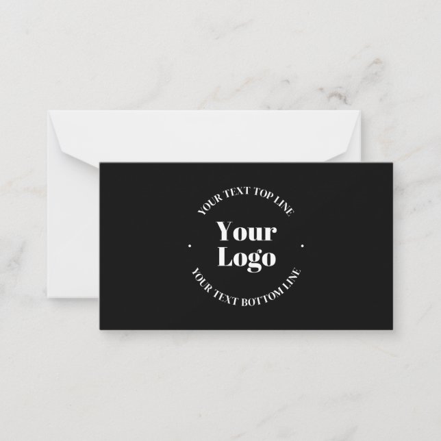 Your Uploaded Business Logo or other Design Card (Front)