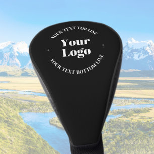 Your Uploaded Business Logo or other Design Golf Head Cover