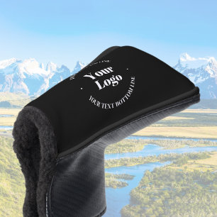 Your Uploaded Business Logo or other Design Golf Head Cover