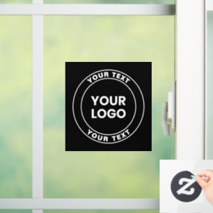 Your Uploaded Logo + Bold Circular Text 