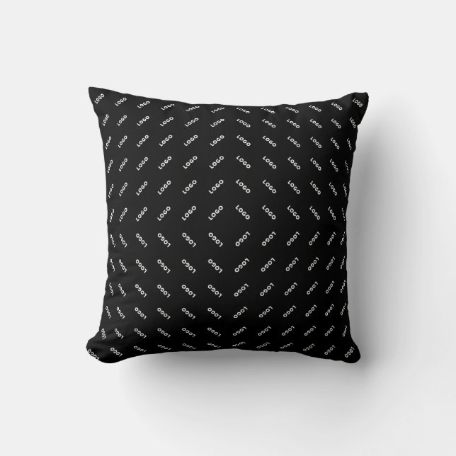 Your Uploaded Logo or Image | Modern Patten Cushion (Front)