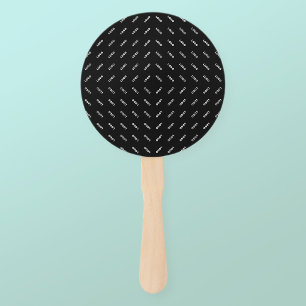Your Uploaded Logo or Image   Modern Patten Hand Fan