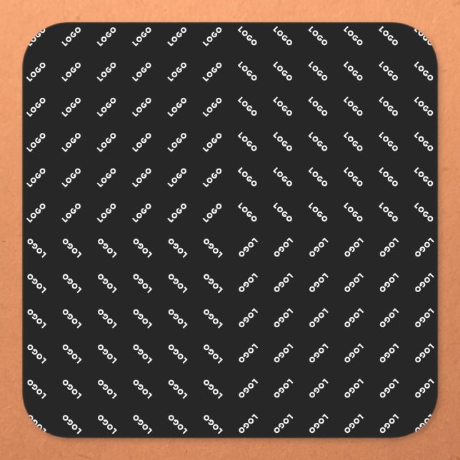Your Uploaded Logo or Image | Modern Patten Square Sticker (Creator Uploaded)