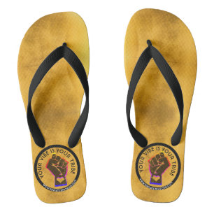 Your Vibe Is Your Tribe - Goldwing Youngblood Jandals