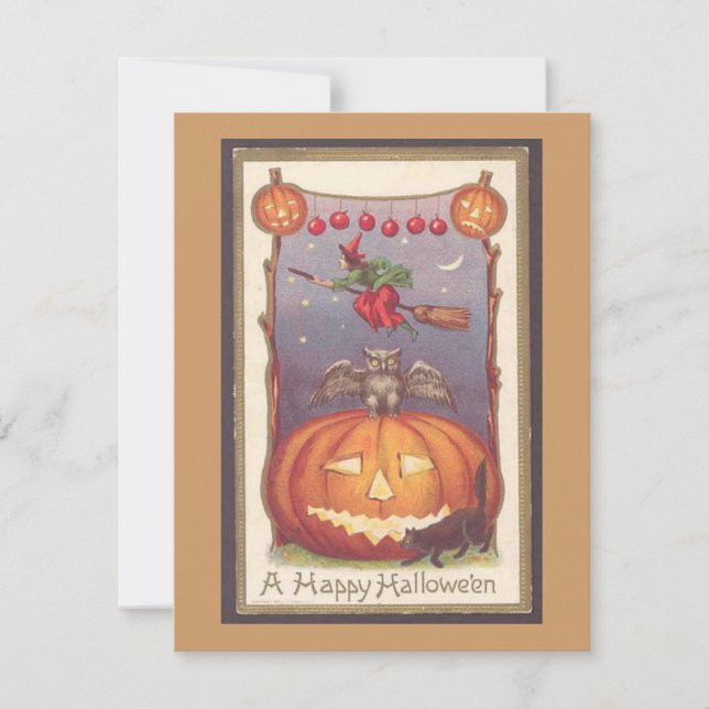 Your Vintage Halloween Invitation (Front)