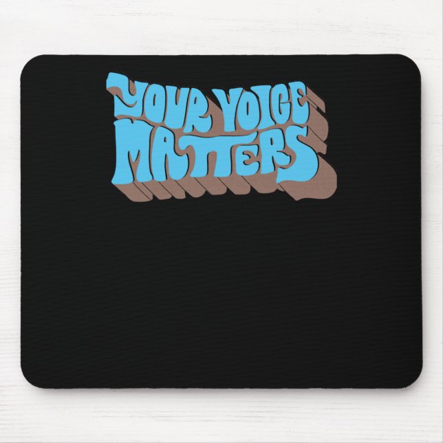 Your Voice S! Sticker1  Mouse Pad (Front)