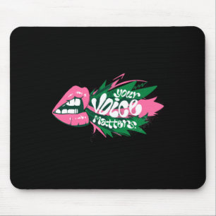Your Voice S Sticker Mouse Pad
