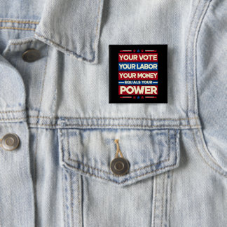 Your VOTE! 15 Cm Square Badge