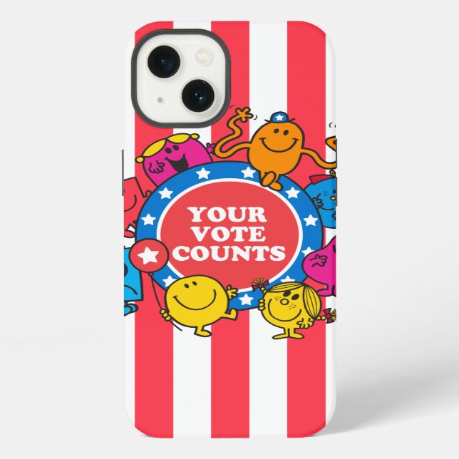 Your Vote Counts! iPhone Case (Back)