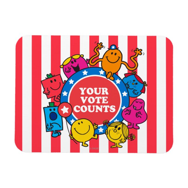 Your Vote Counts! Magnet (Horizontal)
