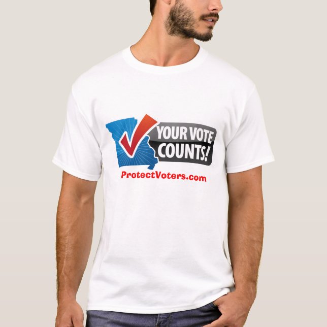 Your Vote Counts t-shirt (Front)