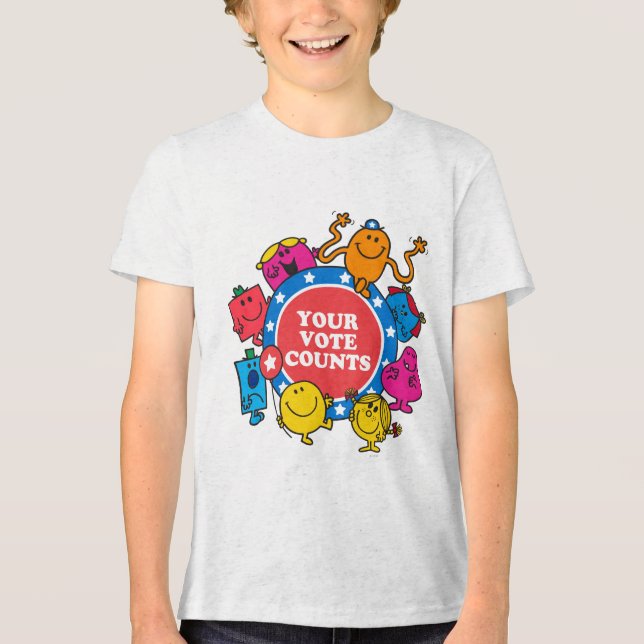 Your Vote Counts! Tri-Blend Shirt (Front)