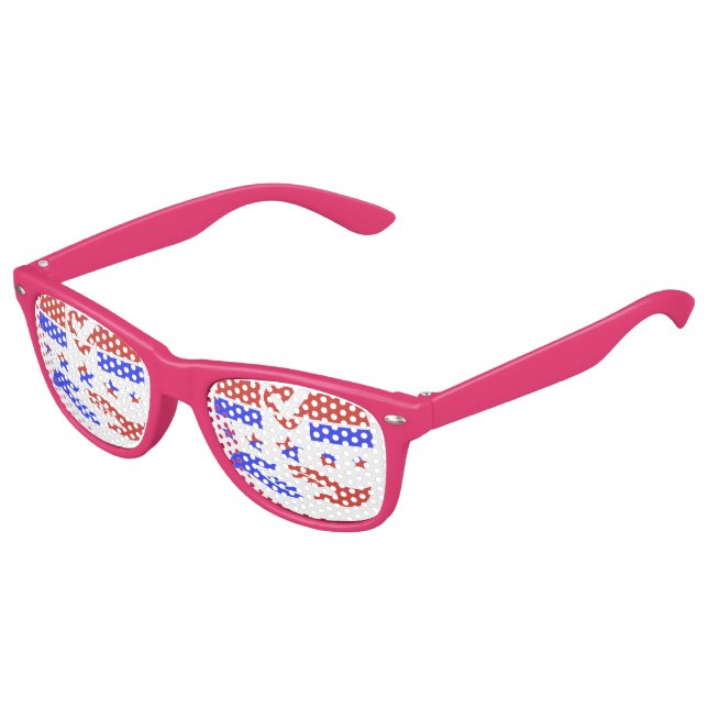 Your vote is your voice kids sunglasses (Angled)