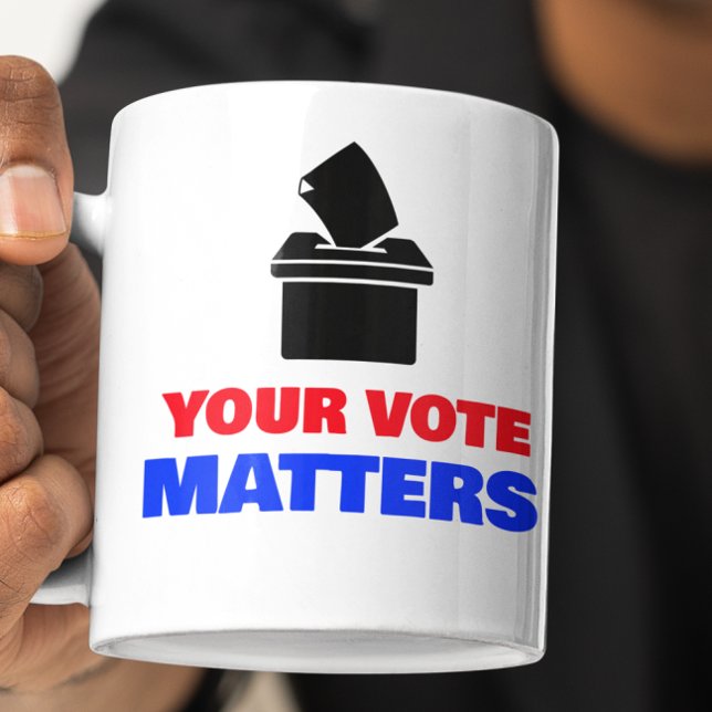 Your Vote Matters Coffee Mug (Creator Uploaded)