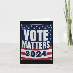 Your Vote S 2024 Inspirational Poster Sticker Card