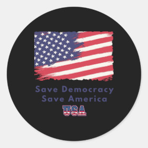Your Vote S - Register And Turnout To Vote And Sti Classic Round Sticker