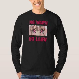 Your Waify Is Not Real No Waifu No Laifu Raglan T-Shirt