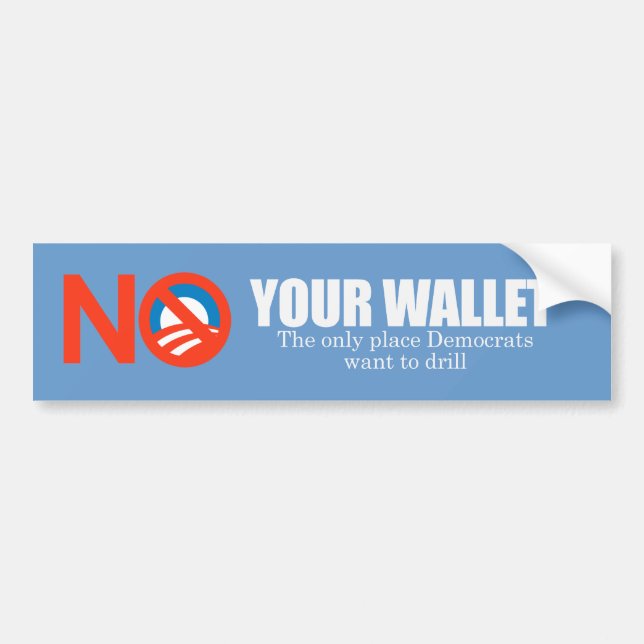 Your Wallet Bumpersticker Bumper Sticker (Front)