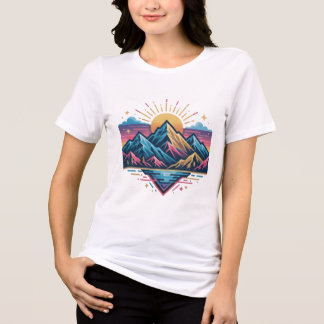 Your wave trendy modern Design Tri-Blend Shirt