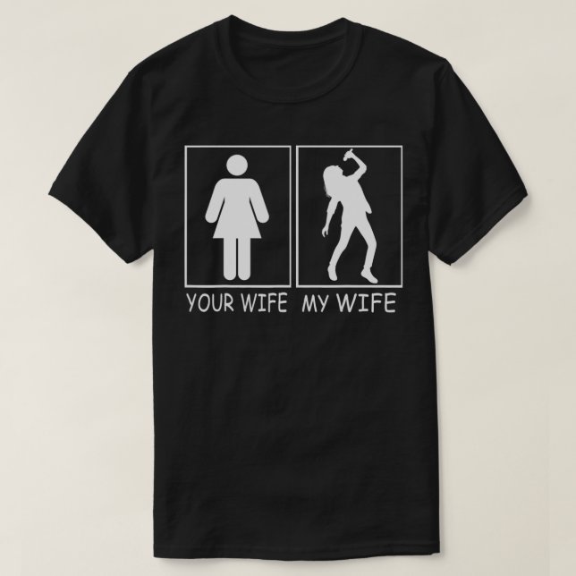 Your Wife My Wife  Super Woman Singer Tee For Men  (Design Front)
