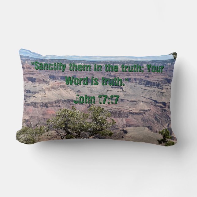 Your Word Is Truth Lumbar Cushion (Front)