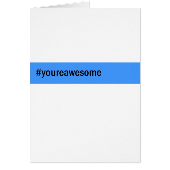 #yourawesome hashtag (Front)