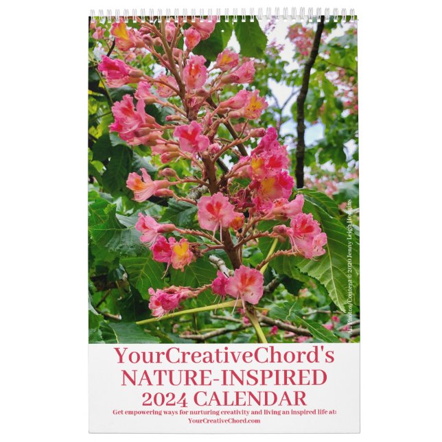 YourCreativeChord Flowers 2024 Calendar (Cover)