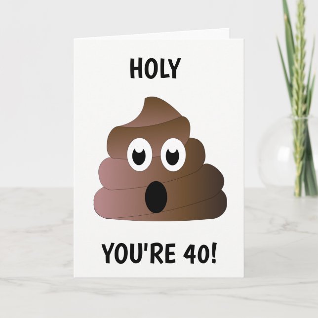 YOU'RE 40 CARD (Front)