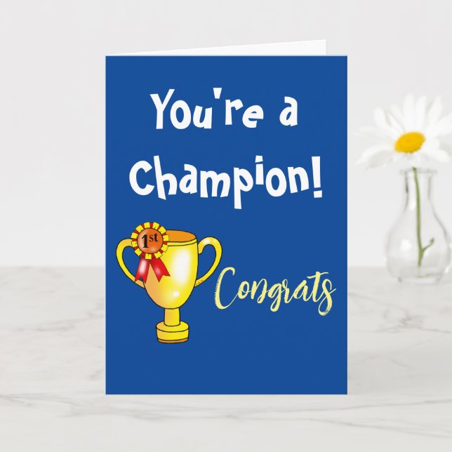you're a champion card (Small Plant)