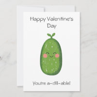 You're A-Dill-Able! – Funny Pickle Valentine’s Day