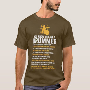 Youre A Drummer If Funny Drum Lover Gift Drummer T-Shirt