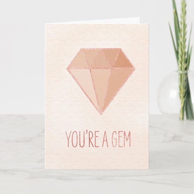 You're a Gem friend Card (Front)