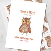 You're a Hoot Owl Valentine's Day