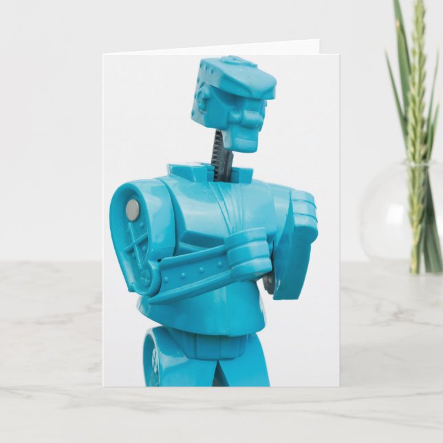You're a Knock-out Robot Greeting Card (Front)