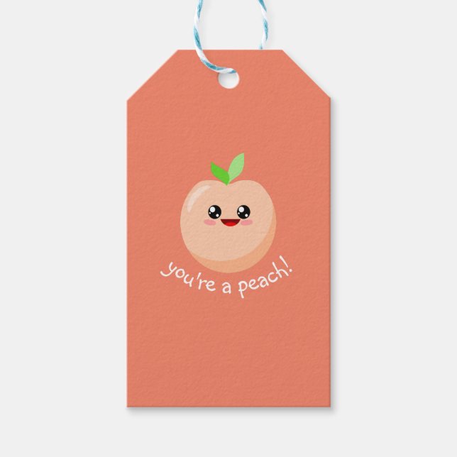 You're a peach! gift tags (Front)