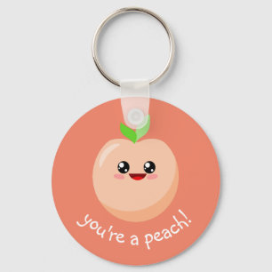 You're a peach! key ring