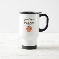 You're a Peach Sweet Kawaii Cute Funny Foodie