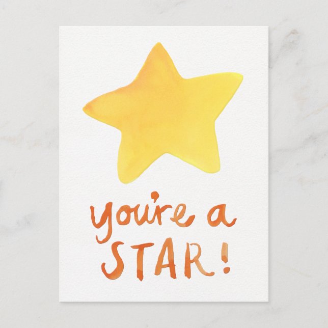 You're A Star Postcard (Front)
