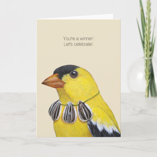You're a winner card (Front)