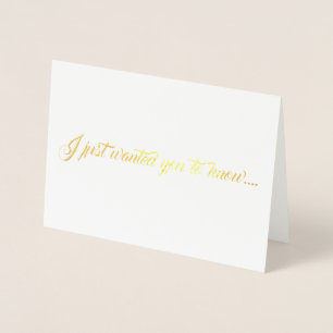 You're Amazing! Foil Card