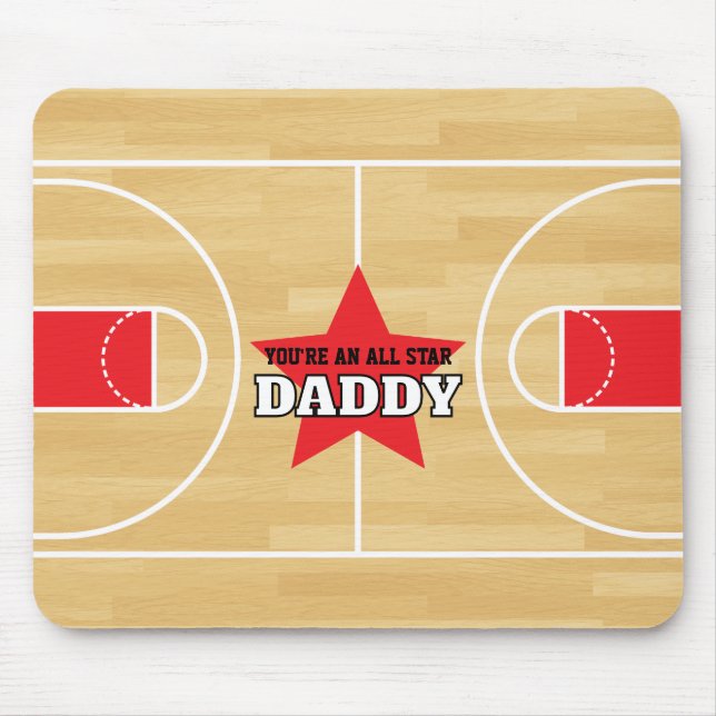 You're an All Star Basketball Personalised Gift Mouse Pad (Front)