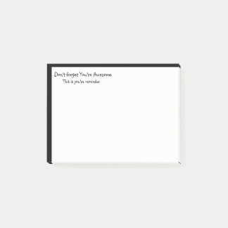 You're Awesome This is You're Reminder Inspiration Post-it Notes